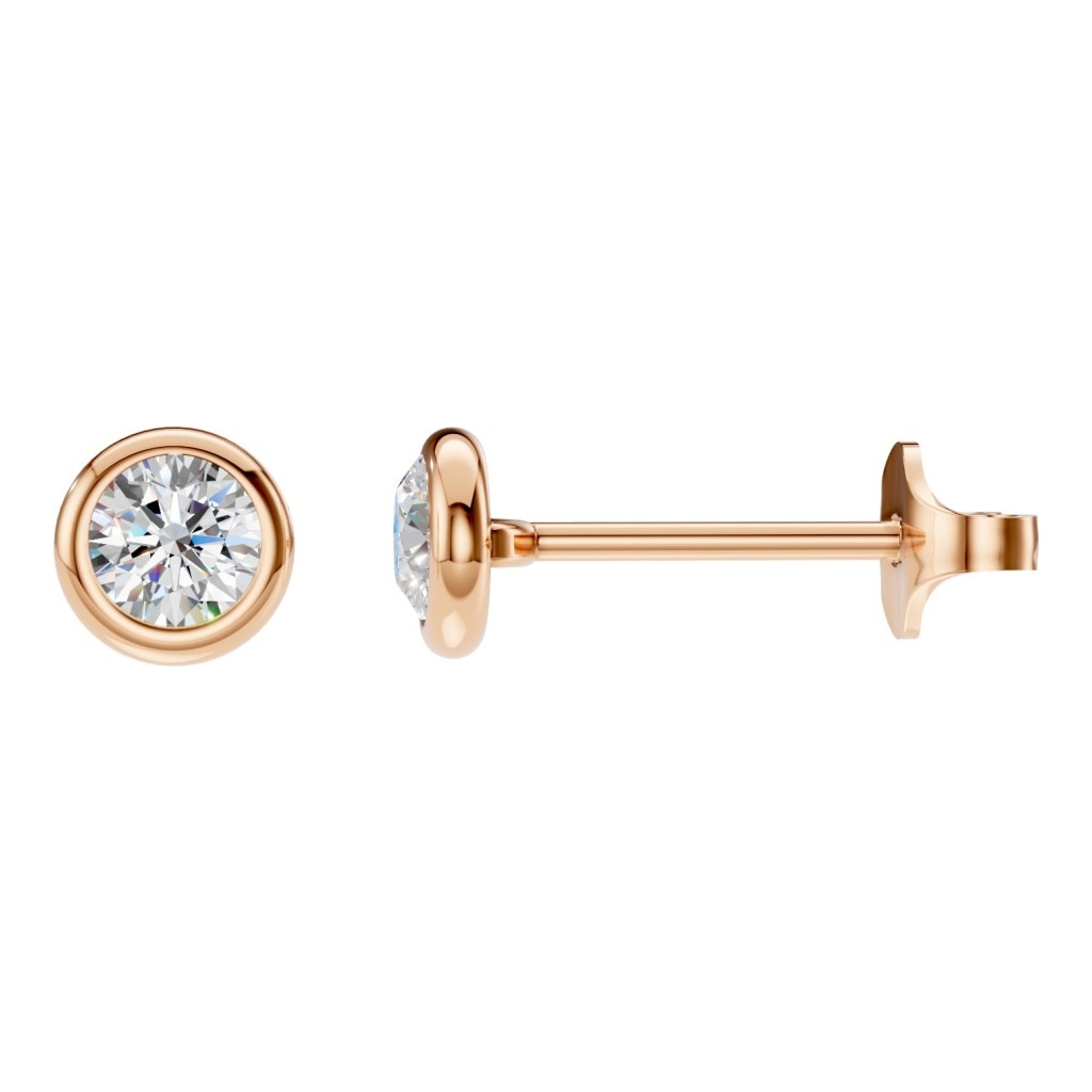 EA-5172 Rose Gold Earrings SET - Main View