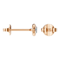 EA-5172 Rose Gold Earrings SET - Side View