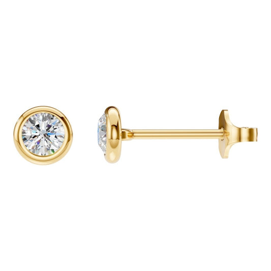 EA-5172 Yellow Gold Earrings SET - Main View