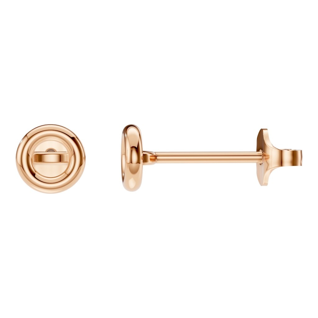 EA-5172 Rose Gold Earrings UNSET - Main View