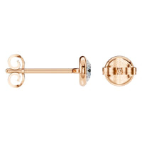 EA-5172 Rose Gold Earrings SET - ANGLE