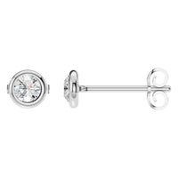 EA-5172 White Gold Earrings SET - Main View