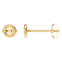 EA-5172 Yellow Gold Earrings UNSET - Main View