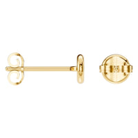 EA-5172 Yellow Gold Earrings UNSET - ANGLE