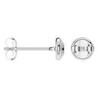 EA-5172 White Gold Earrings SET - ANGLE