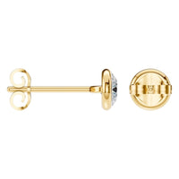 EA-5172 Yellow Gold Earrings SET - ANGLE
