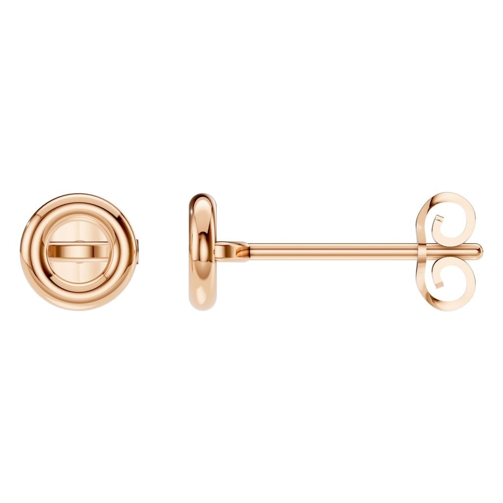 EA-5172 Rose Gold Earrings UNSET - Main View