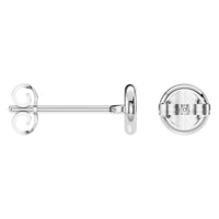 EA-5172 White Gold Earrings UNSET - ANGLE