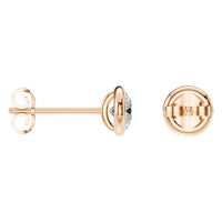 EA-5172 Rose Gold Earrings SET - ANGLE