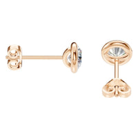 EA-5172 Rose Gold Earrings SET - Side View