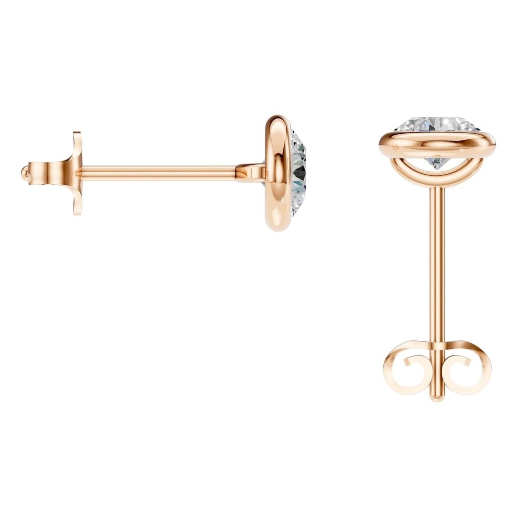 EA-5172 Rose Gold Earrings SET - BACK