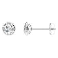 EA-5172 White Gold Earrings SET - Main View