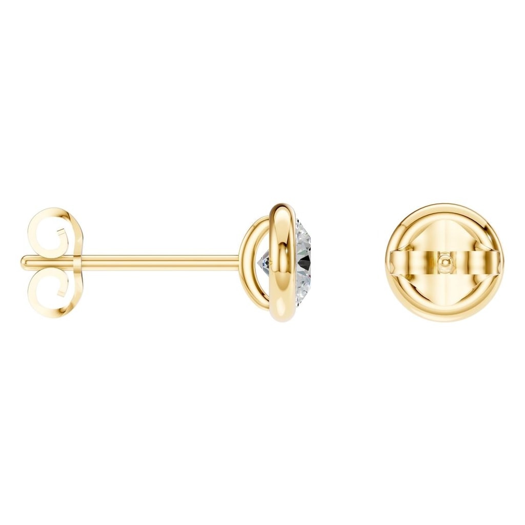 EA-5172 Yellow Gold Earrings SET - ANGLE