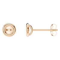 EA-5172 Rose Gold Earrings UNSET - Main View