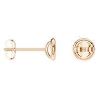 EA-5172 Rose Gold Earrings UNSET - ANGLE