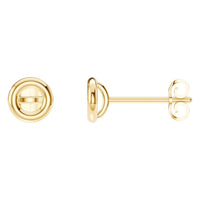 EA-5172 Yellow Gold Earrings UNSET - Main View