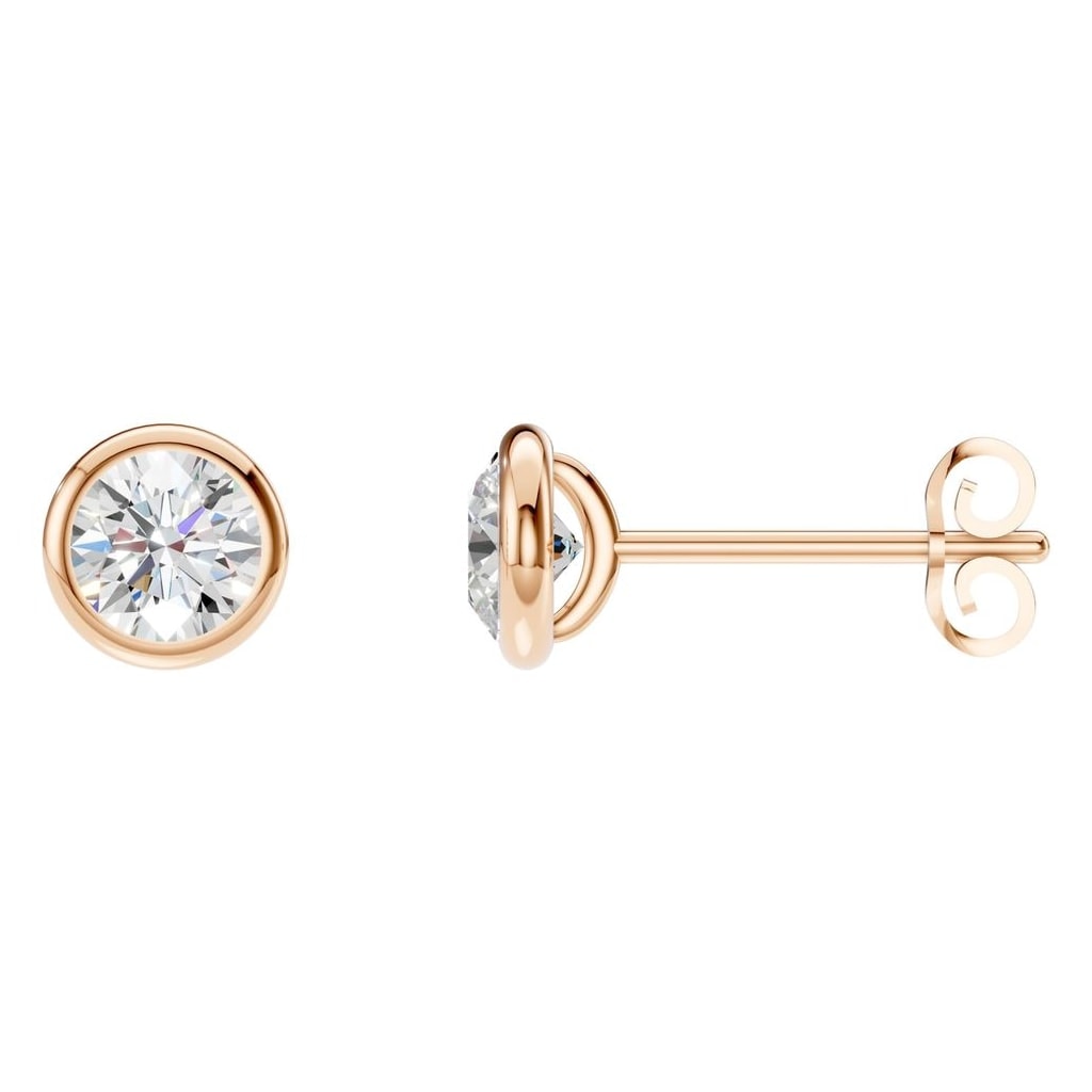 EA-5172 Rose Gold Earrings SET - Main View