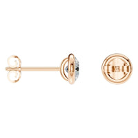 EA-5172 Rose Gold Earrings SET - ANGLE