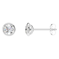 EA-5172 White Gold Earrings SET - Main View