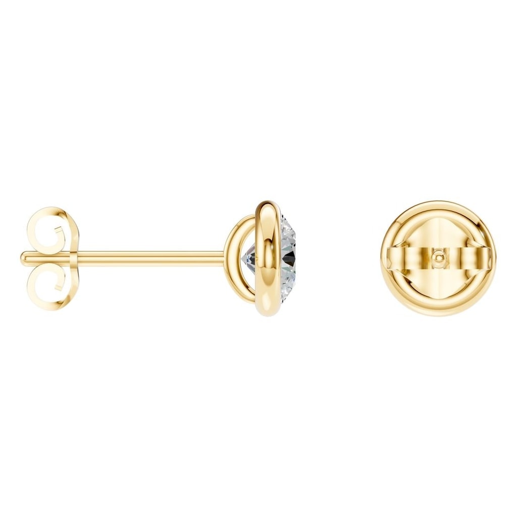 EA-5172 Yellow Gold Earrings SET - ANGLE
