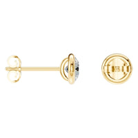 EA-5172 Yellow Gold Earrings SET - ANGLE