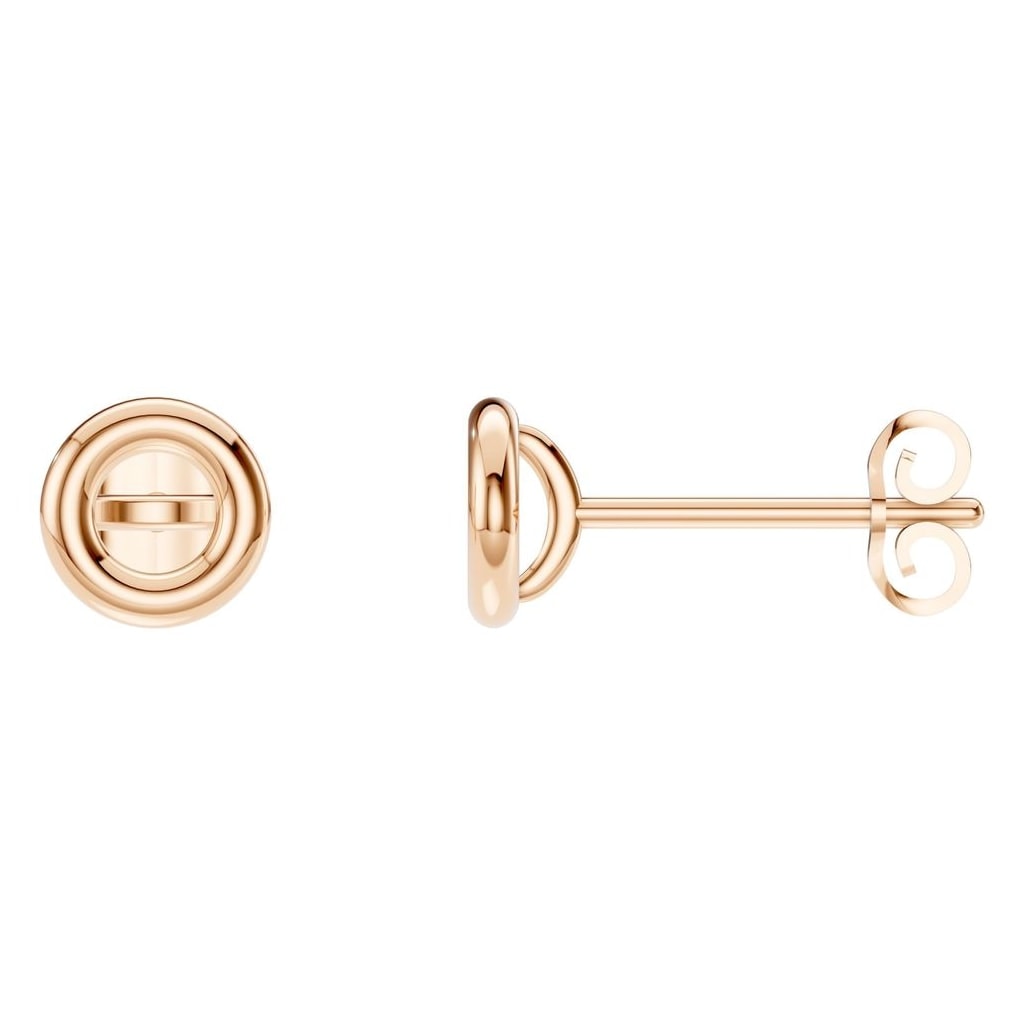 EA-5172 Rose Gold Earrings UNSET - Main View