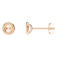 EA-5172 Rose Gold Earrings UNSET - Main View