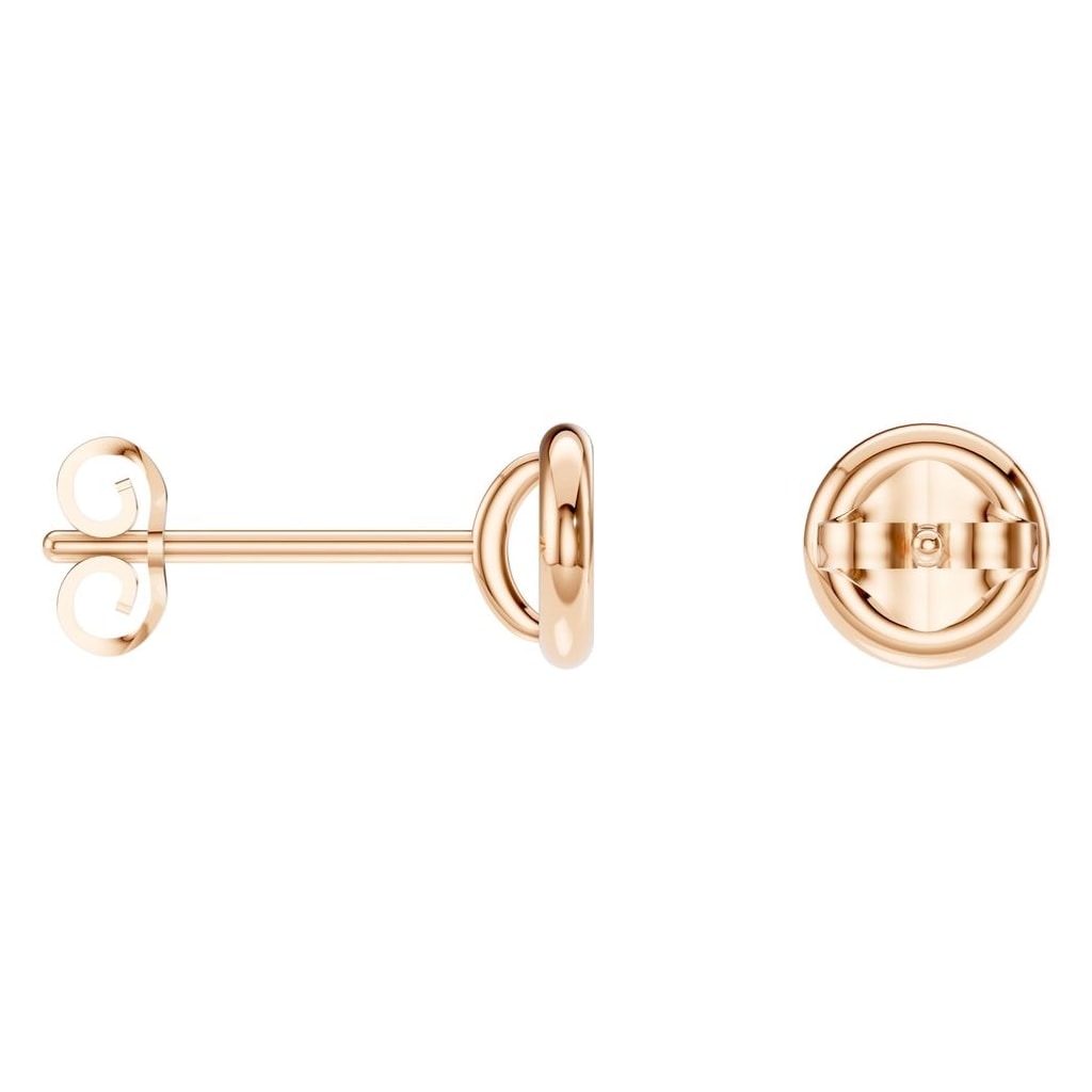 EA-5172 Rose Gold Earrings UNSET - ANGLE