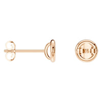 EA-5172 Rose Gold Earrings UNSET - ANGLE