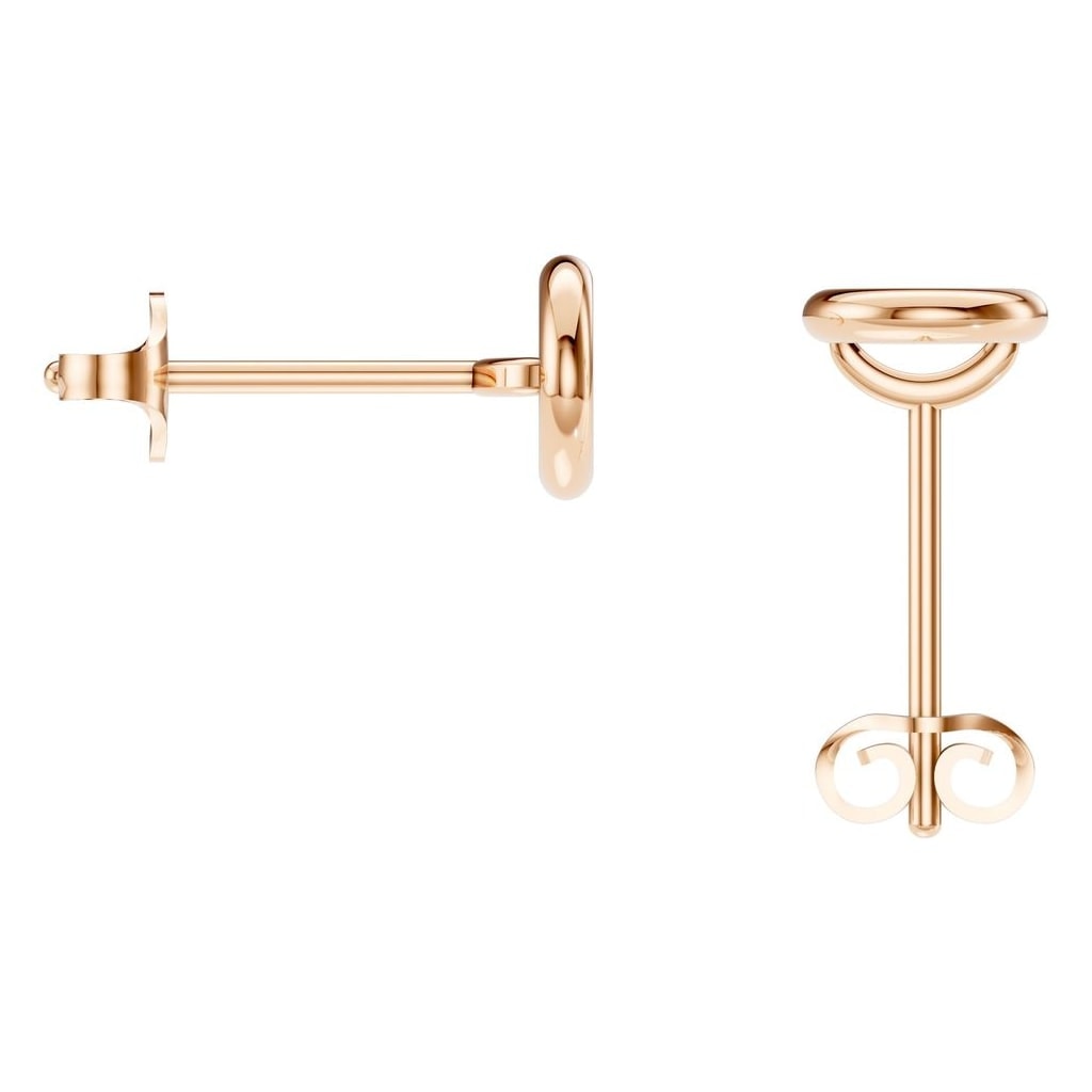 EA-5172 Rose Gold Earrings UNSET - BACK