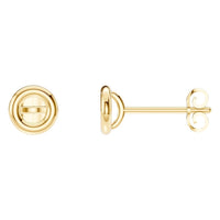 EA-5172 Yellow Gold Earrings UNSET - Main View