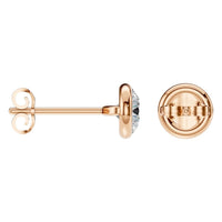 EA-5172 Rose Gold Earrings SET - ANGLE