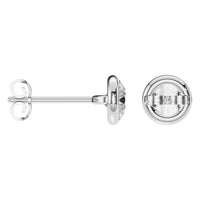 EA-5172 White Gold Earrings SET - ANGLE