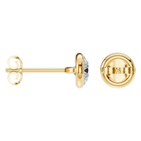 EA-5172 Yellow Gold Earrings SET - ANGLE