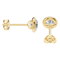 EA-5172 Yellow Gold Earrings SET - Side View