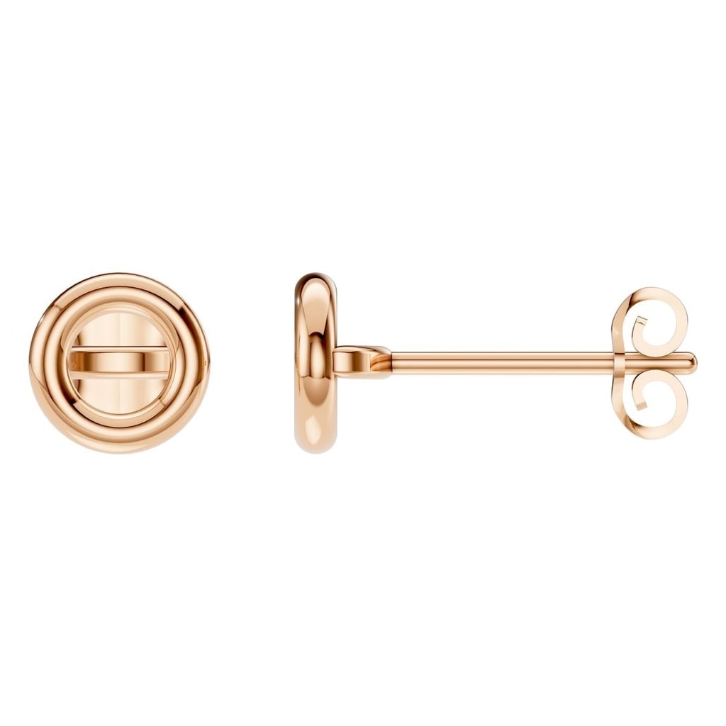 EA-5172 Rose Gold Earrings UNSET - Main View