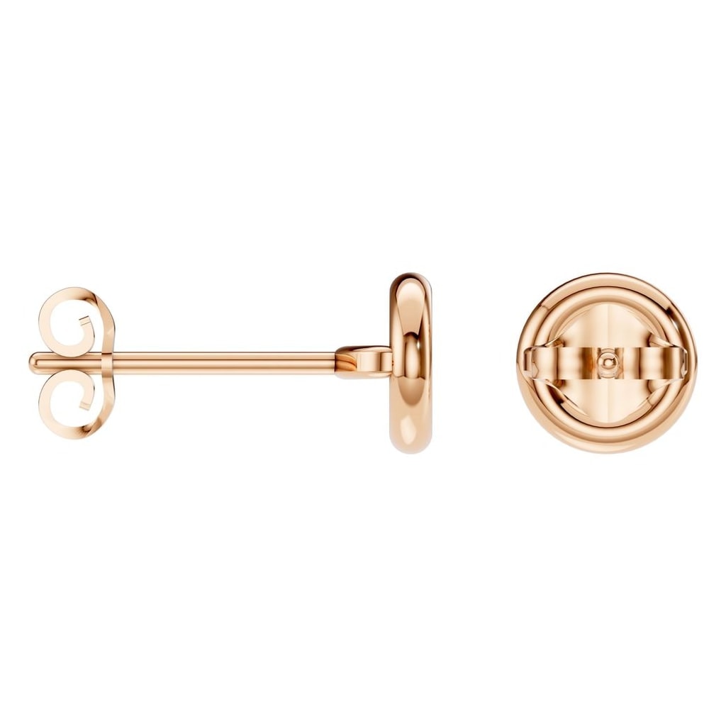 EA-5172 Rose Gold Earrings UNSET - ANGLE