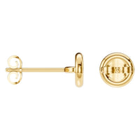EA-5172 Yellow Gold Earrings UNSET - ANGLE