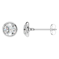 EA-5172 White Gold Earrings SET - Main View