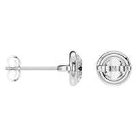 EA-5172 White Gold Earrings SET - ANGLE