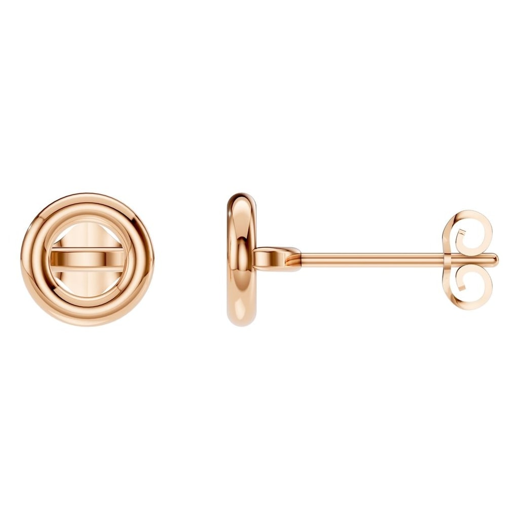 EA-5172 Rose Gold Earrings UNSET - Main View