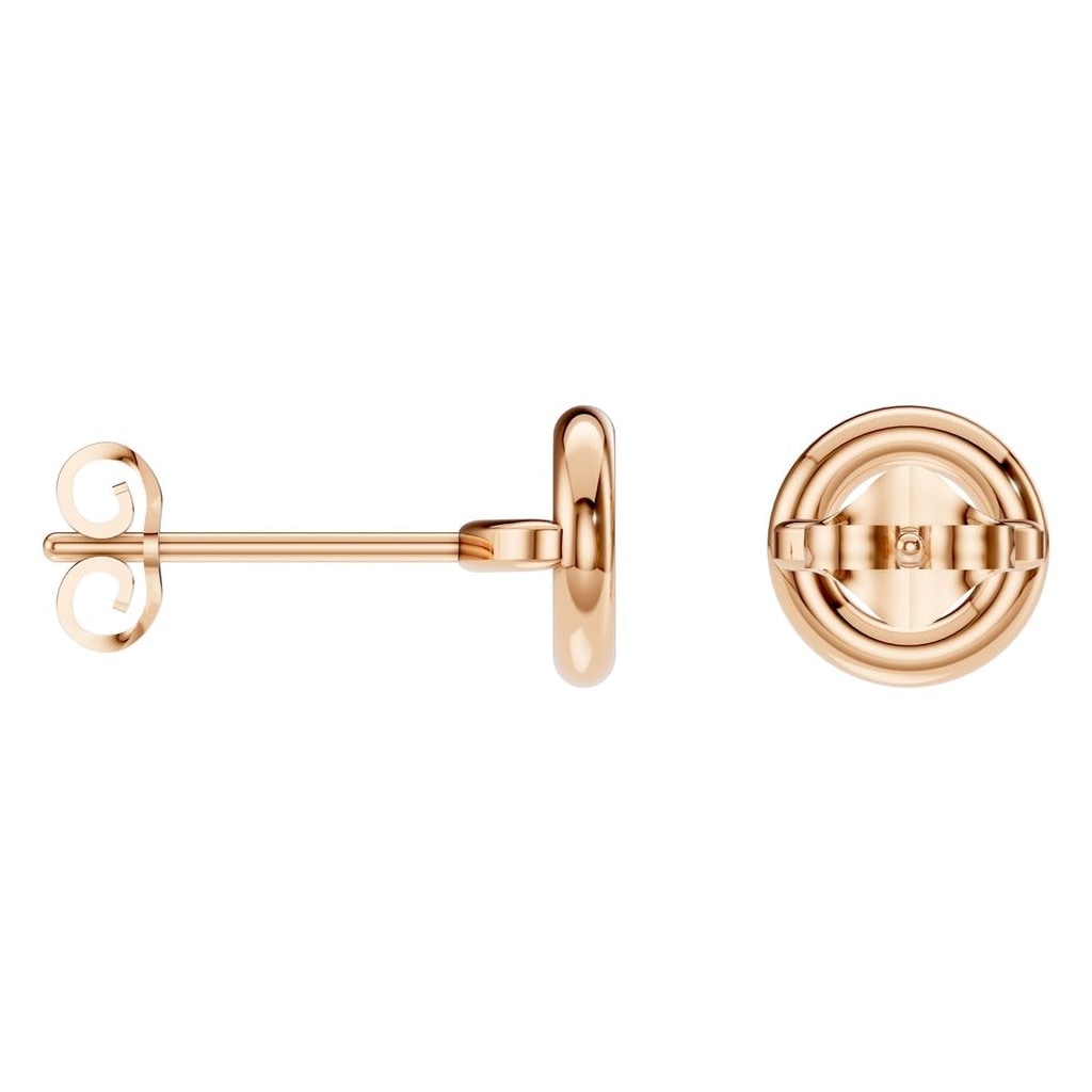 EA-5172 Rose Gold Earrings UNSET - ANGLE