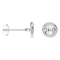 EA-5172 White Gold Earrings UNSET - ANGLE