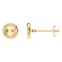 EA-5172 Yellow Gold Earrings UNSET - Main View