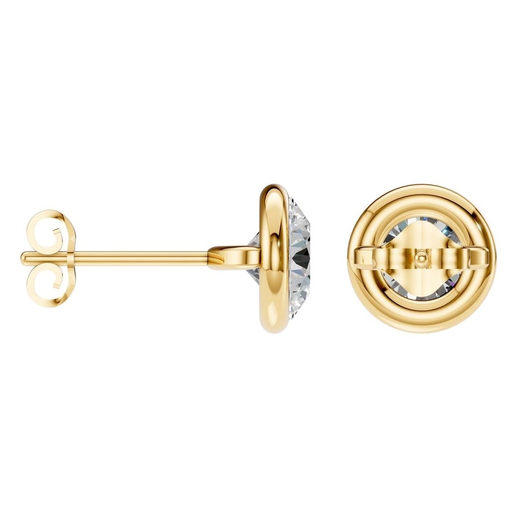 EA-5172 Yellow Gold Earrings SET - ANGLE