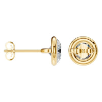 EA-5172 Yellow Gold Earrings SET - ANGLE