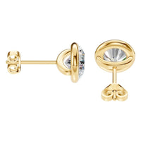 EA-5172 Yellow Gold Earrings SET - Side View