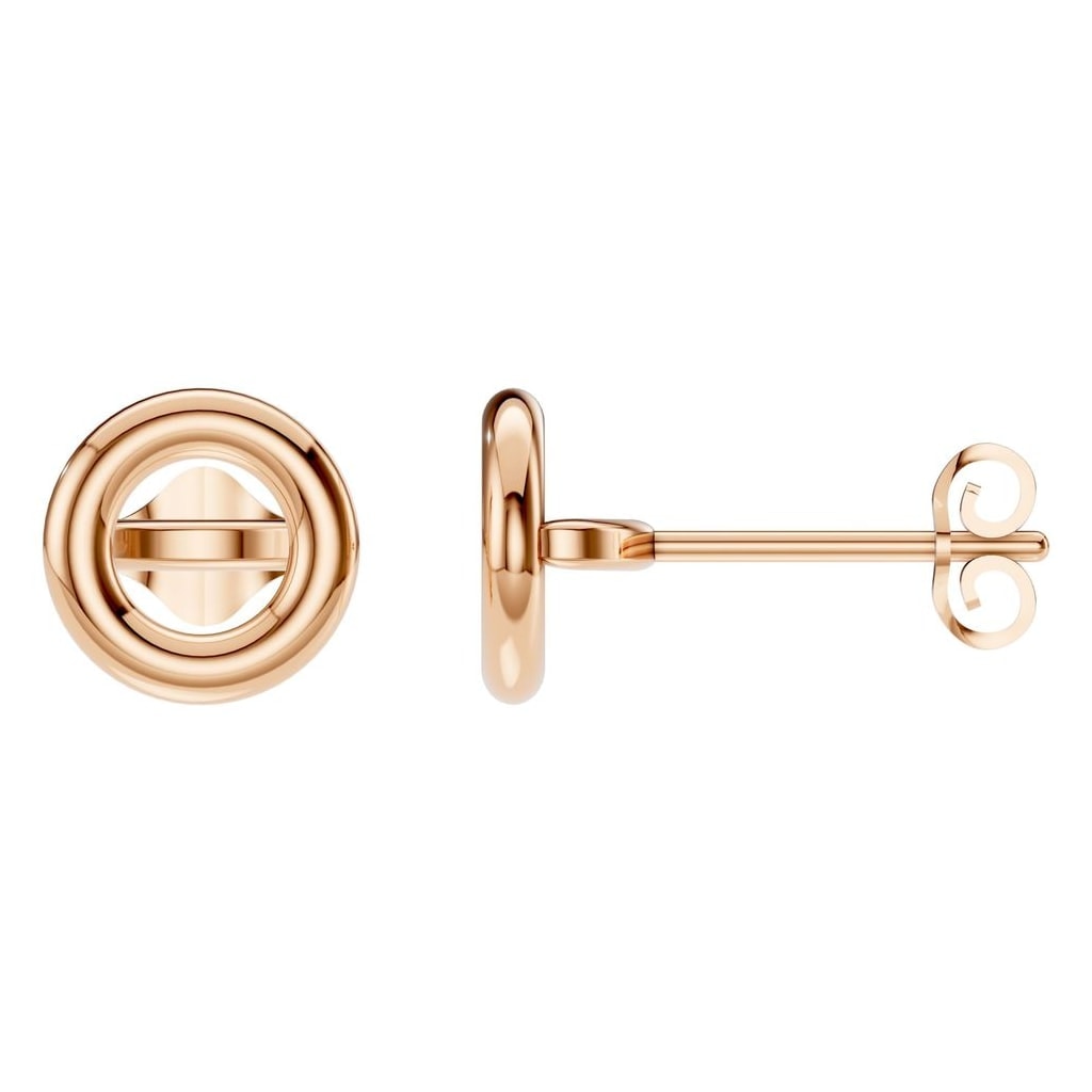 EA-5172 Rose Gold Earrings UNSET - Main View