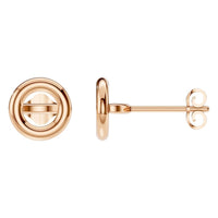 EA-5172 Rose Gold Earrings UNSET - Main View