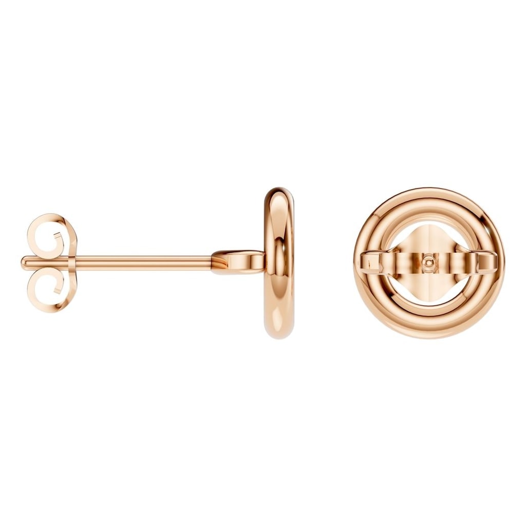 EA-5172 Rose Gold Earrings UNSET - ANGLE